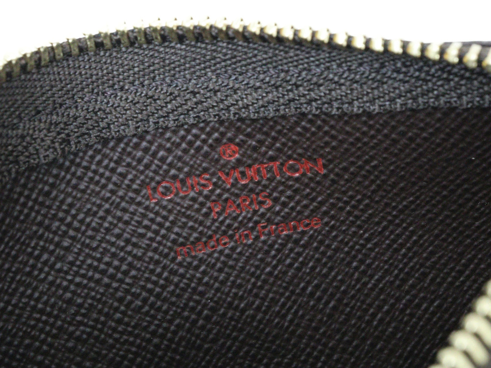 LOUIS VUITTON Pochette coin case Wallet Damier Brown
